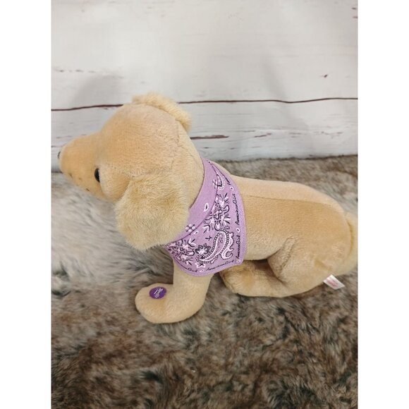 American Girl Kailey's 2003 Poseable 10" Sandy Golden Retriever Blonde Plush Dog - Picture 3 of 9
